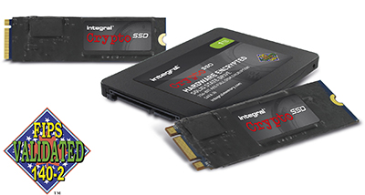 Integral Memory Hardware Encrypted SSDs